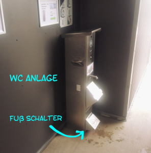 WC Entsorgung