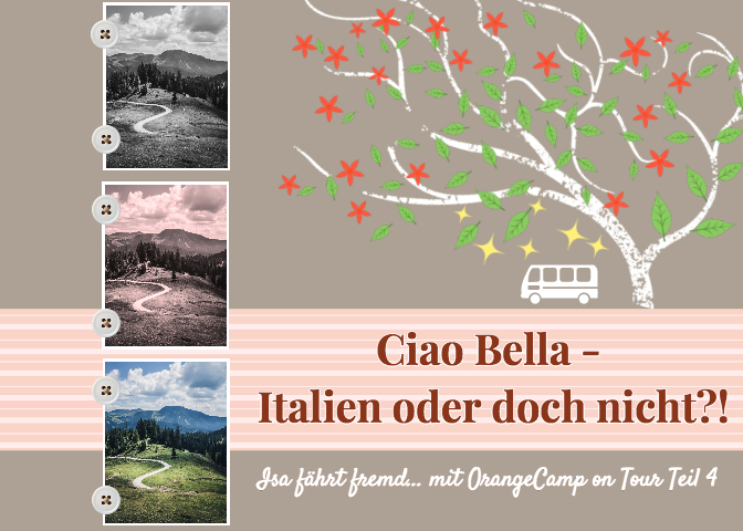 Mit dem OrangeCamp Wohnmobil on Tour - Über den Brenner Richtung Italien