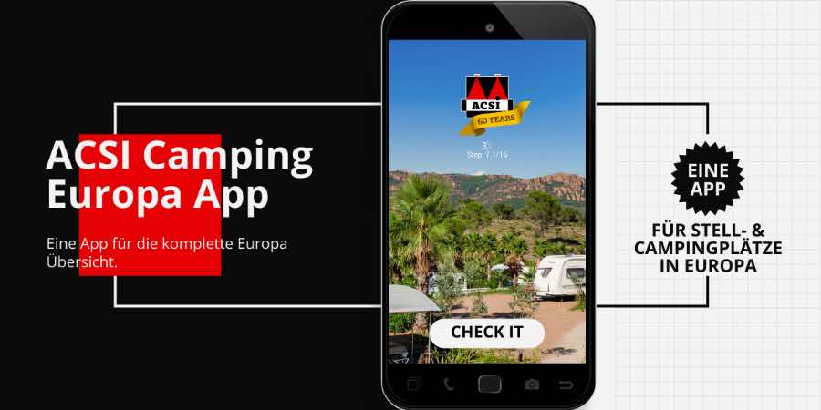 Neues aus der ACSI Welt – ACSI Camping Europa App